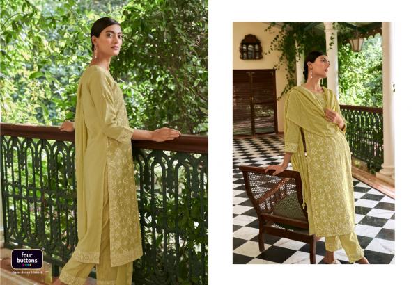 Four Bottons Lemon 6 Fancy Wear Ready Made Dress Collection